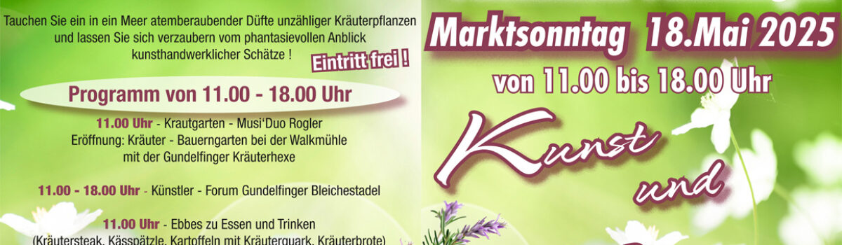 2. Kreativer Kräutermarkt – Kunst & Kräuter