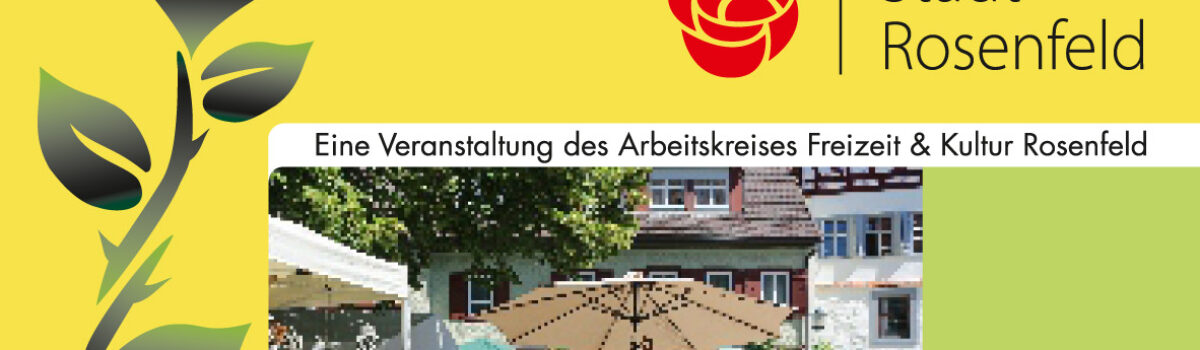 Rosenfelder Rosenmarkt